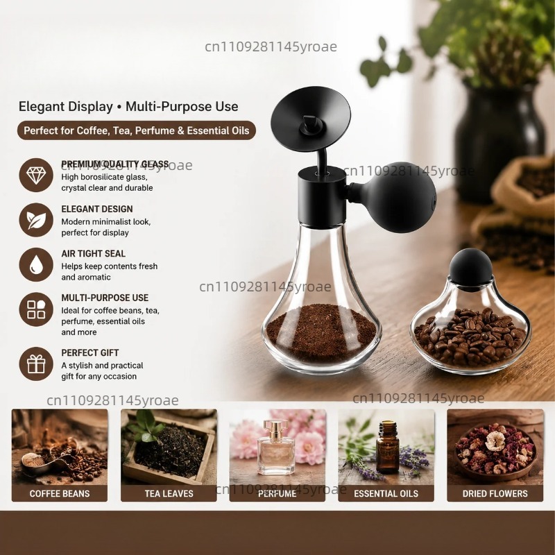 Coffee Bean & Tea Menu - Flacon d'échantillon en verre pour arômes,