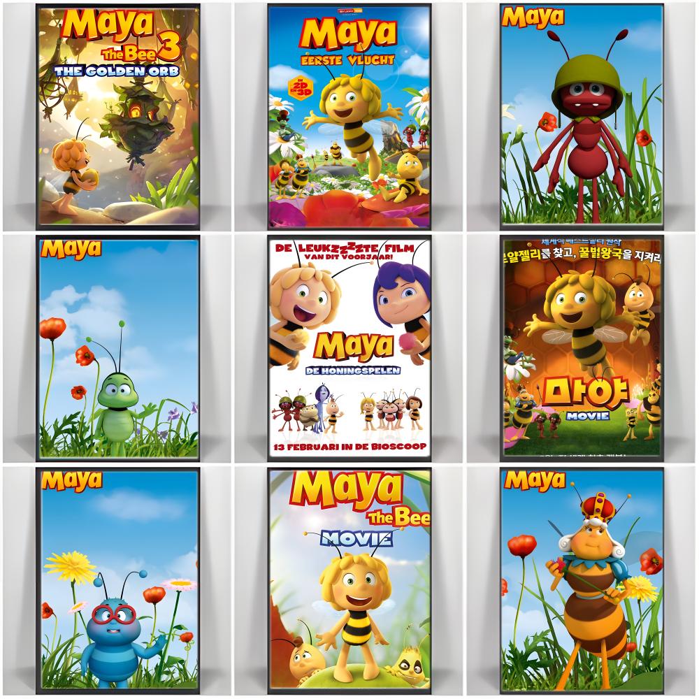 Maya Coffee & Tea Ulasan - Affiche de dessin animé M-Mayas the