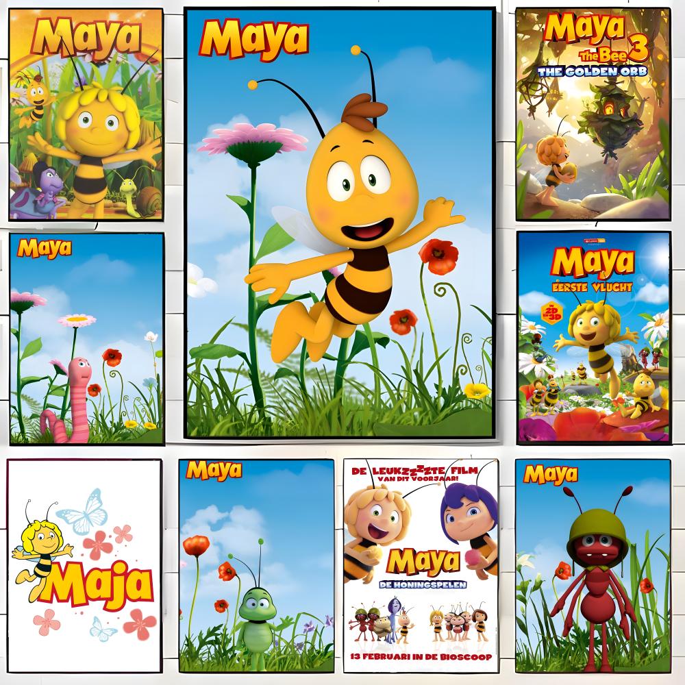 Maya Coffee & Tea Ulasan - Affiche de dessin animé M-Maya the