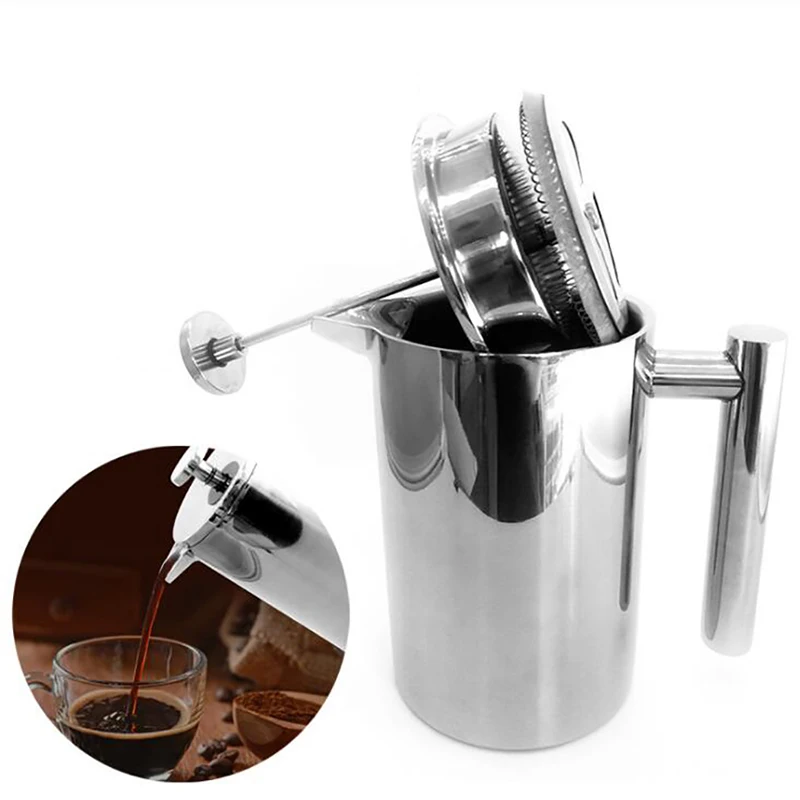 Coffee Tea Press - Cafetière à piston isotherme à double