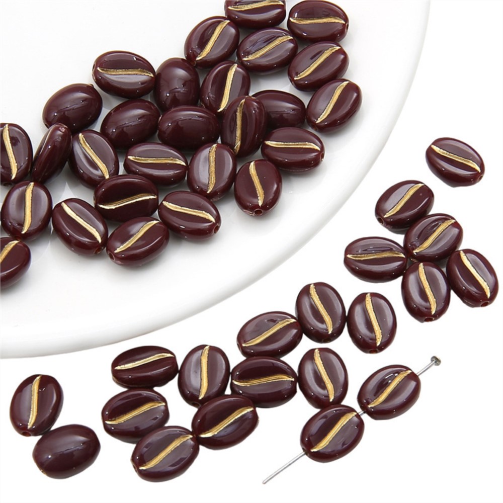 Coffee Bean & Tea Menu - 30 pièces/lot de perles de café