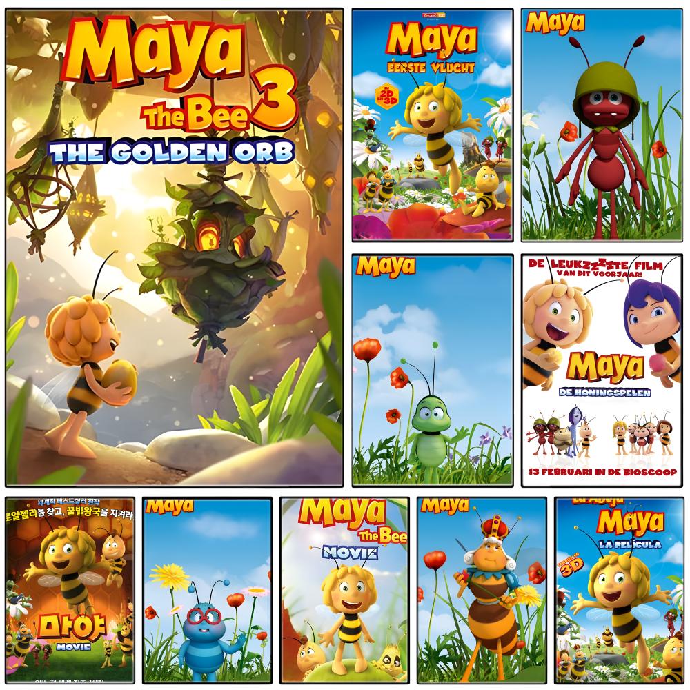 Maya Coffee & Tea Ulasan - Affiche autocollante en papier imperméable, motif