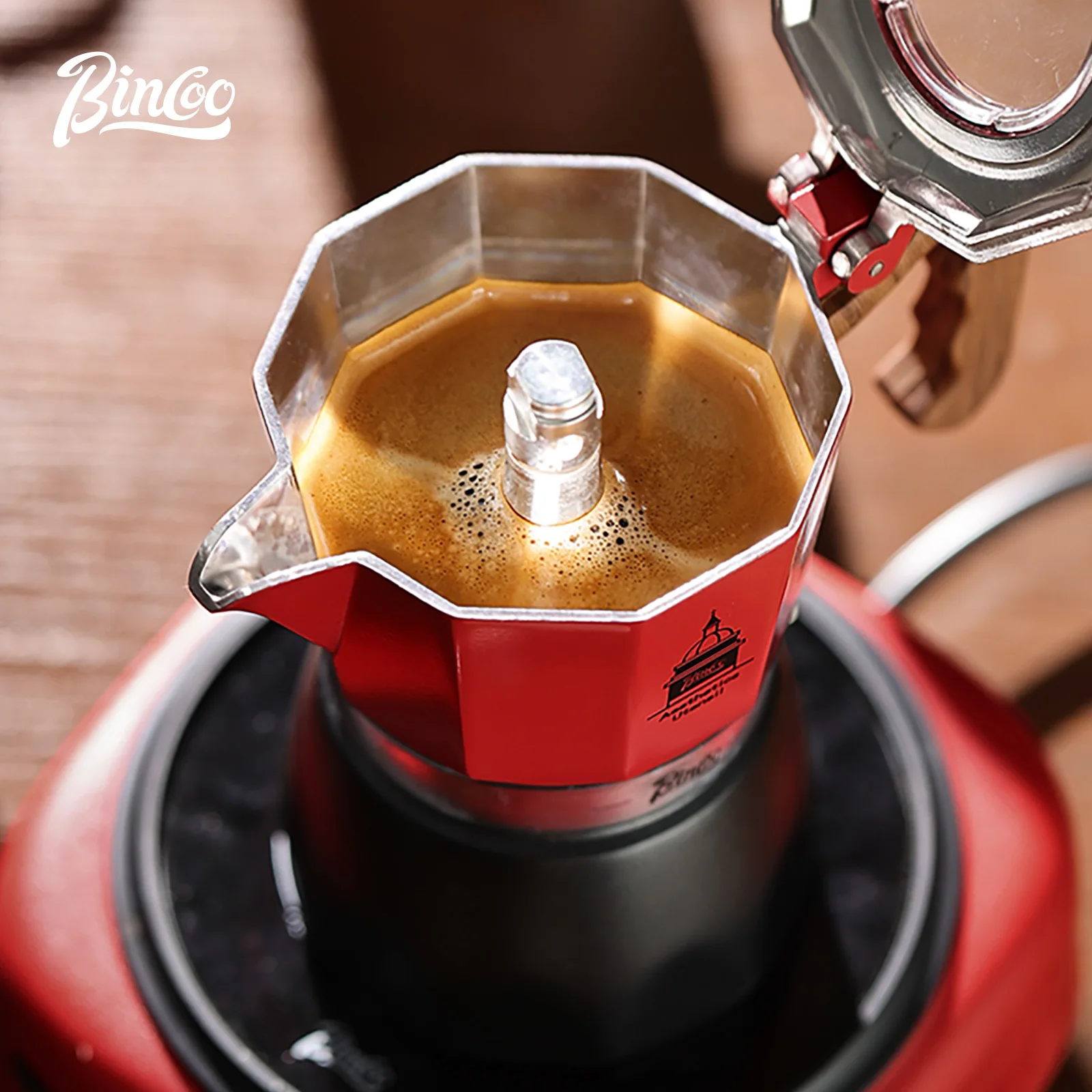 Bincoo Double Valve café Moka  - Coffee Tea Espresso avis et prix
