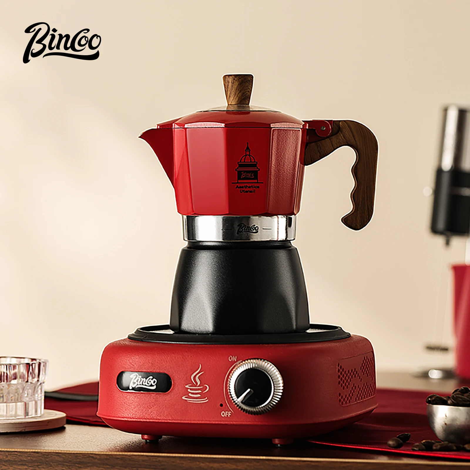 Bincoo Double Valve café Moka  - Coffee Tea Espresso avis et prix