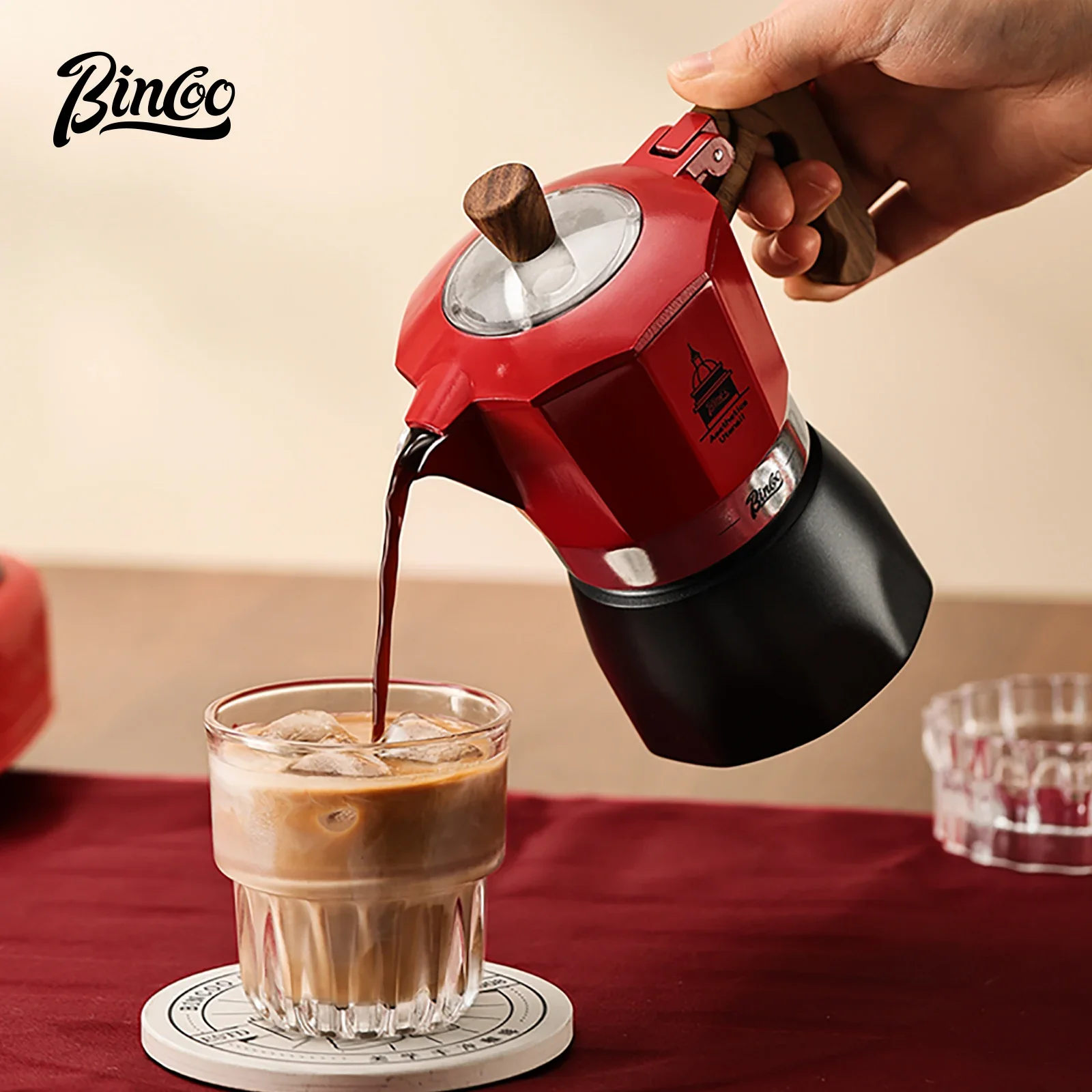 Bincoo Double Valve café Moka  - Coffee Tea Espresso avis et prix
