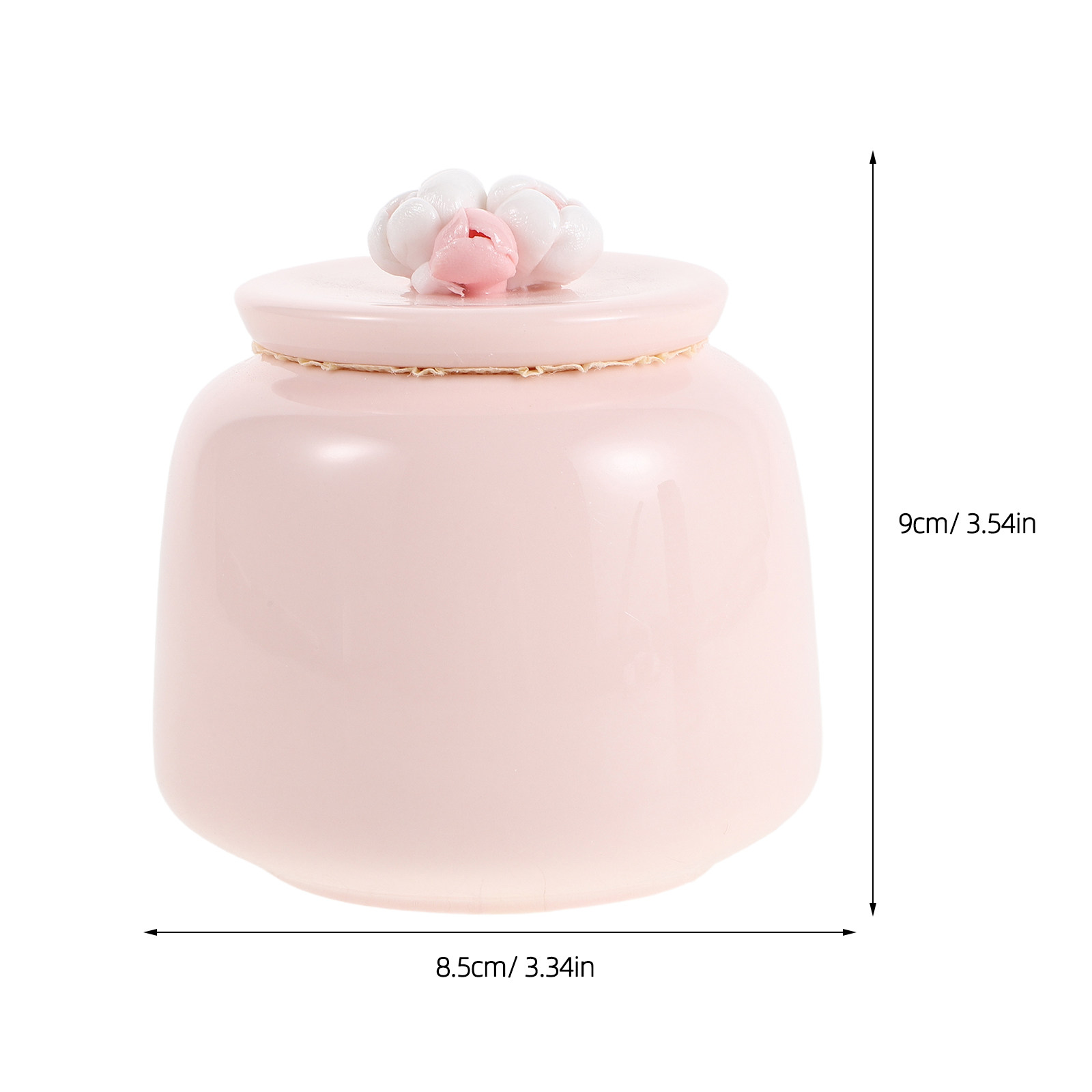 Pot à thé en céramique rose, b - Canister Coffee Sugar Tea avis et prix