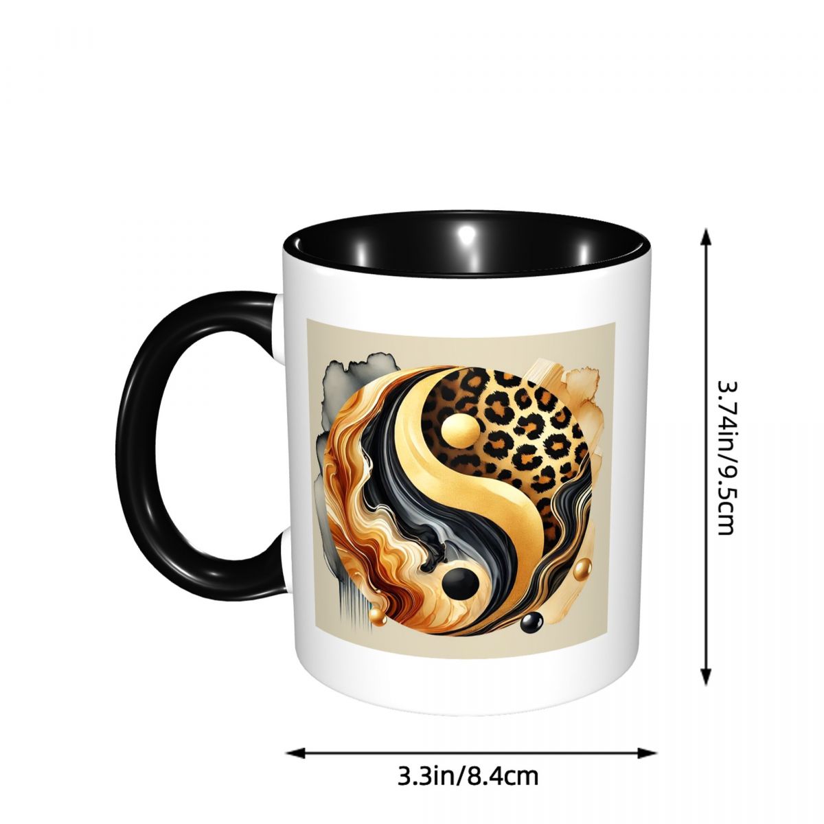 Tasse à café en céramique amus - Coffee Tea Yin Yang avis et prix
