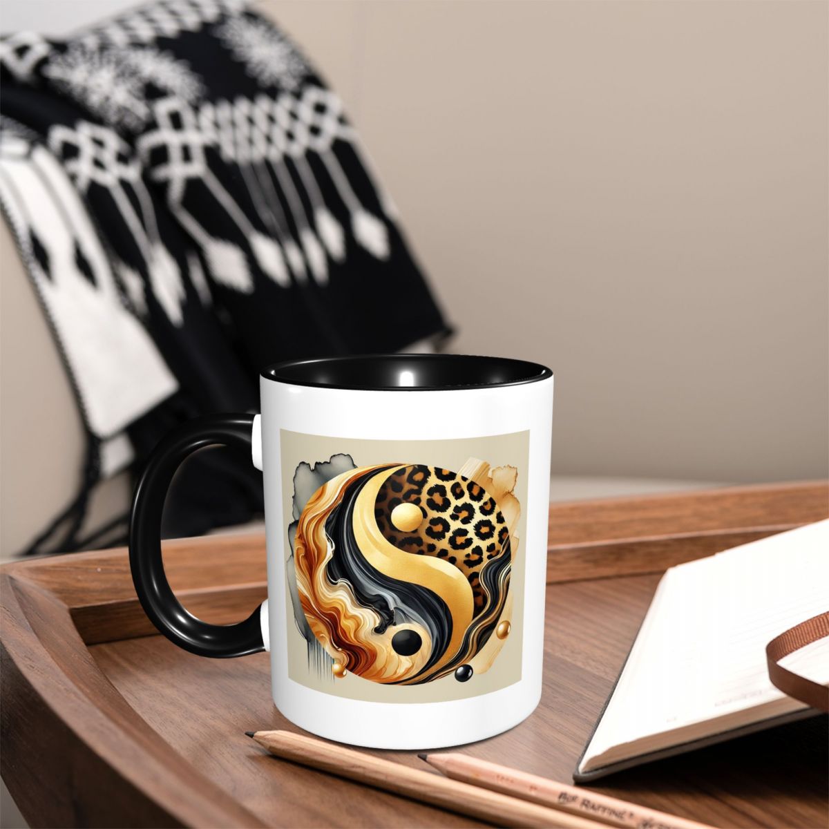 Tasse à café en céramique amus - Coffee Tea Yin Yang avis et prix