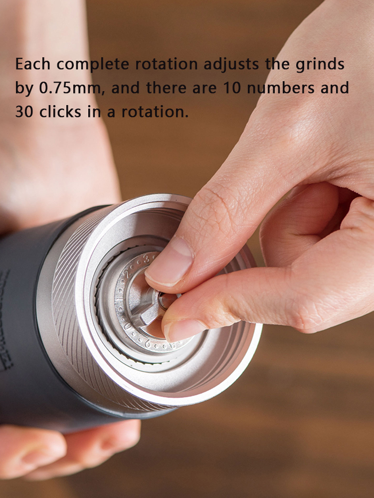 Moulin à café manuel portable  - Burr Hand Grinder avis et prix