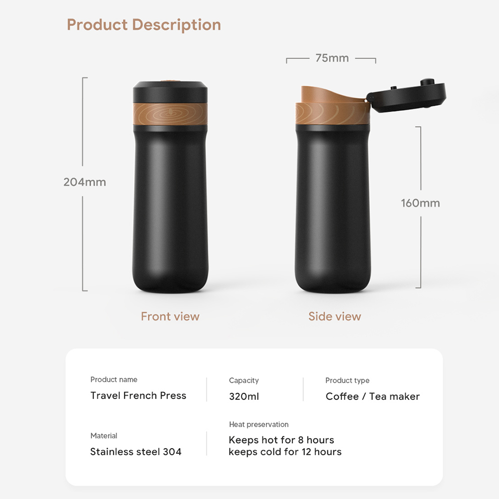 ICafilas-Cafetière à presse fr - Coffee Tea Press avis et prix