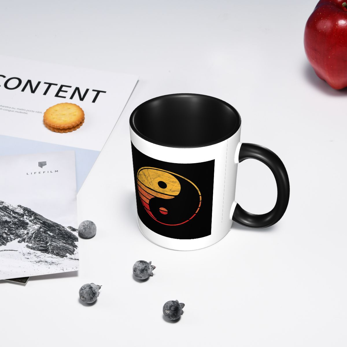 Tasse de soleil minimaliste Vi - Coffee Tea Yin Yang avis et prix
