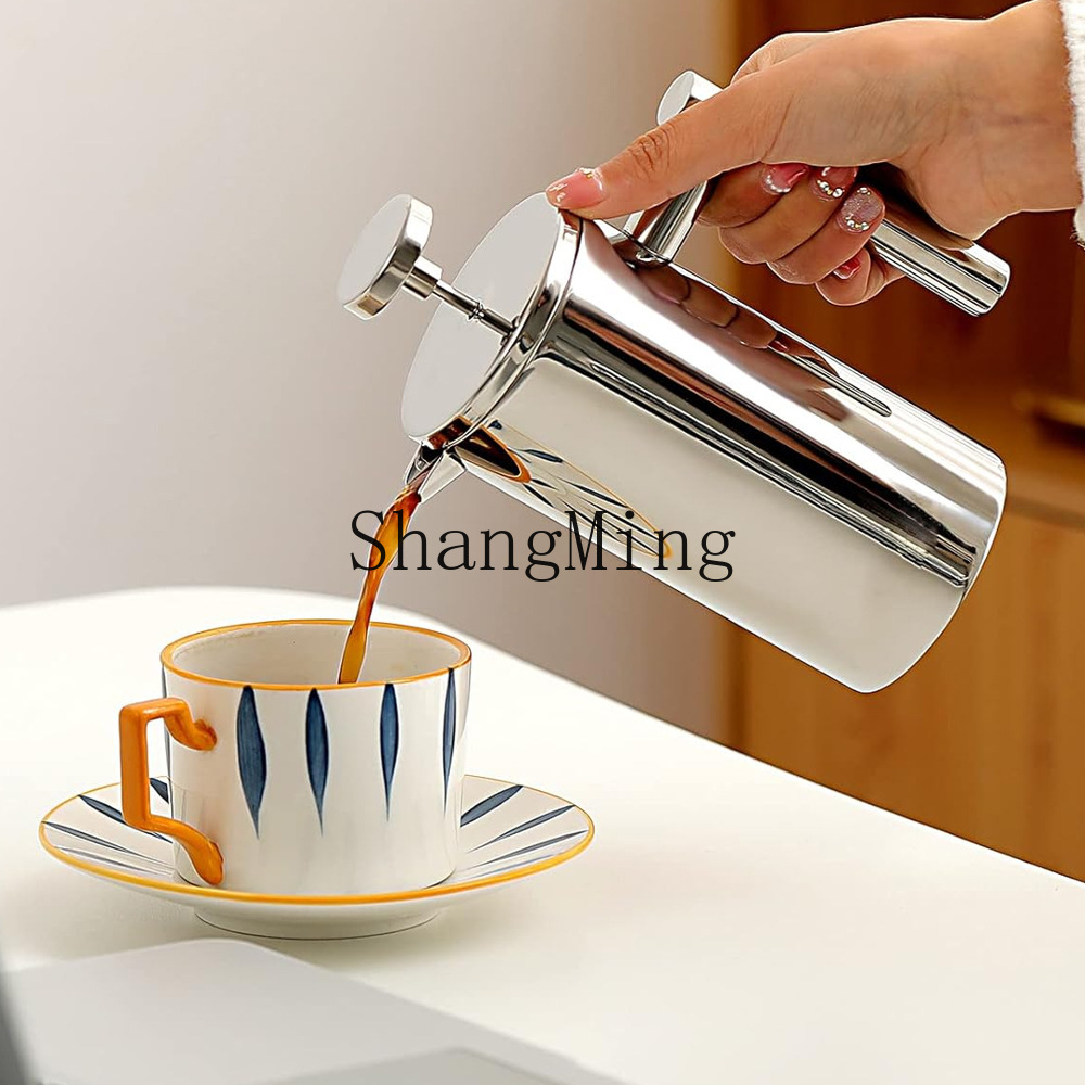 Cafetière à piston en acier in - Coffee Tea Press avis et prix