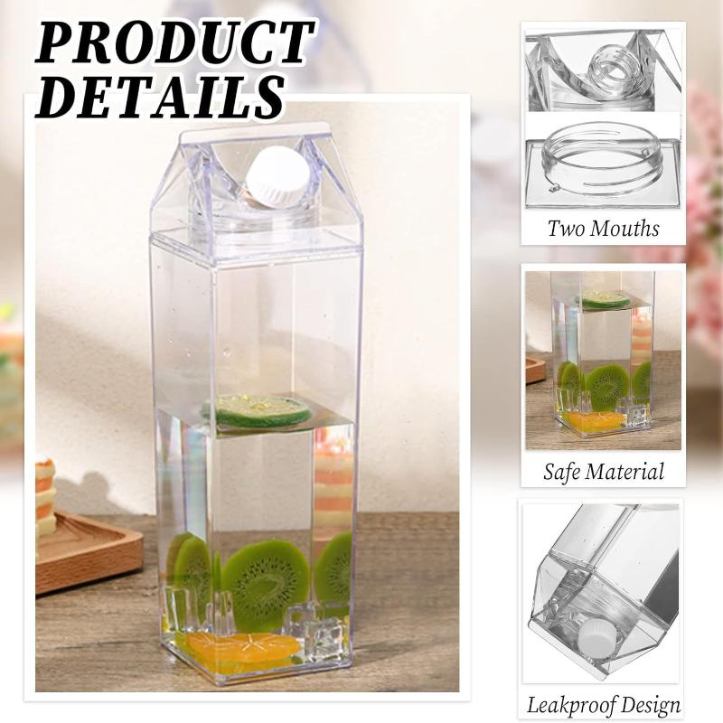 Bouteille de lait transparente - Coffee Tea Box avis et prix