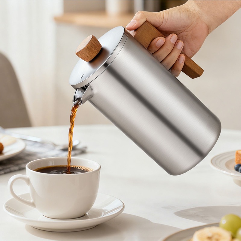 Cafetière à piston JUSTINLAU 1 - Coffee Tea Press avis et prix