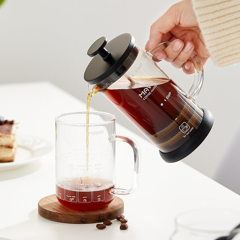 Cafetière à piston MAVO avec d - Coffee Tea Press avis et prix