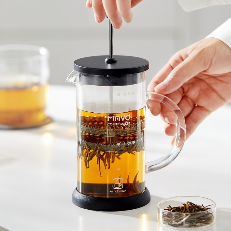Cafetière à piston MAVO avec d - Coffee Tea Press avis et prix
