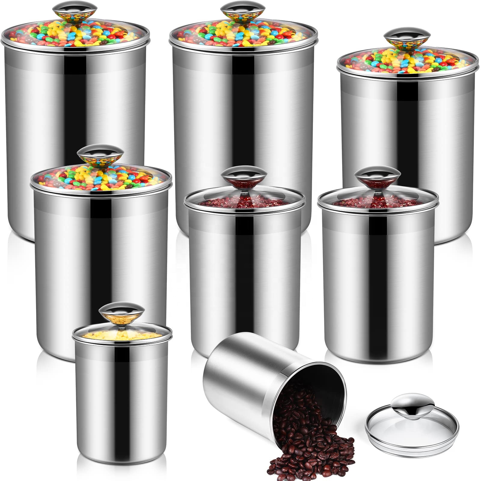 Conteneurs de stockage des ali - Canister Coffee Sugar Tea avis et prix