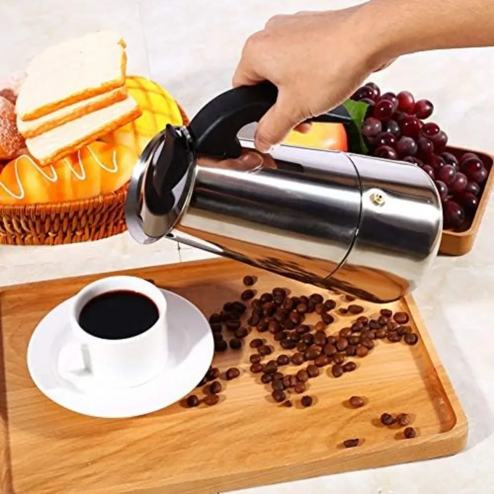 Cafetière à expresso en acier  - Coffee Tea Espresso avis et prix