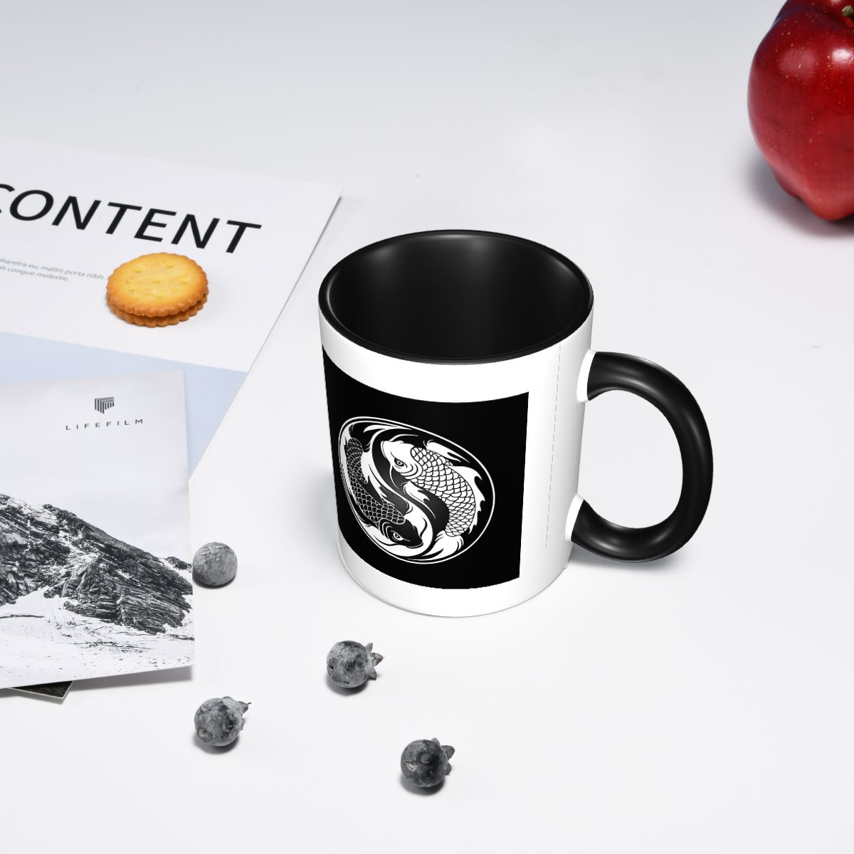 Tasse à poisson Yin Yang Koi n - Coffee Tea Yin Yang avis et prix