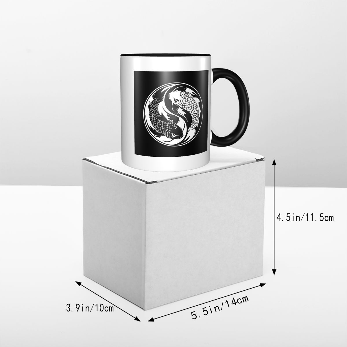 Tasse à poisson Yin Yang Koi n - Coffee Tea Yin Yang avis et prix